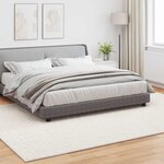 vidaXL Tapis de surface HUARTE Crème 280 x 200 cm Polyester