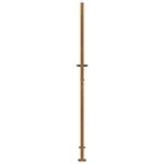 vidaXL Portail de jardin 105x205 cm acier corten design de bambou