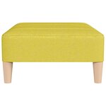 vidaXL Repose-pied Vert 78x56x32 cm Tissu