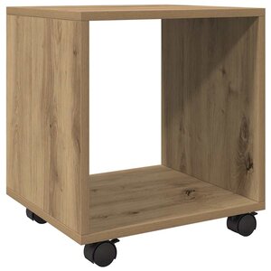 vidaXL Armoire à roulettes chêne artisanal bois d'ingénierie