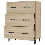 vidaXL Buffet chêne sonoma 69 5x34x90 cm bois d'ingénierie