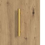 vidaXL Buffet chêne artisanal 34 x 34 5 x 90 cm Bois d'ingénierie