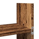 vidaXL Armoire murale 100x18x40 cm vieux bois bois d'ingénierie