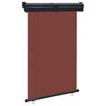vidaXL Auvent latéral de balcon 125x250 cm Marron