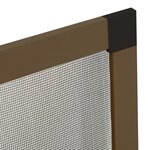 vidaXL Moustiquaire pour fenêtres Marron 80x100 cm
