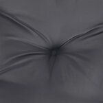 vidaXL Coussin de palette anthracite 60x40x12 cm tissu