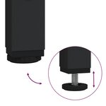 vidaXL Meuble TV avec dessus en verre chêne sonoma bois d'ingénierie