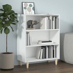 vidaXL Buffet Blanc 69 5x32 5x90 cm Bois d'ingénierie