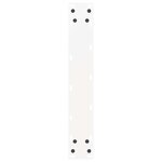 vidaXL Pieds de table de bar en U  2 pièces  blanc  40 x (90-91) cm  acier