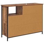 vidaXL Buffet Bois Ancien 100 x 33 x 75 cm Bois d'ingénierie
