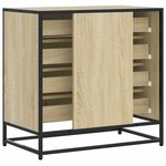 vidaXL Commode chêne sonoma 70x41x70 cm bois d'ingénierie