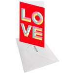 Carte De Voeux " Love " - Draeger paris