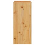 vidaXL Commode Drammen Marron 76 5 x 40 x 91 cm Bois de pin massif