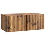 vidaXL Meuble TV mural Bois ancien 78 5 x 41 x 30 cm Bois d'ingénierie