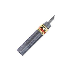 Etui de 12 mines HI-POLYMER SUPER 0 5 mm B PENTEL