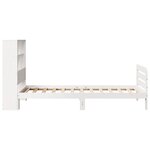 vidaXL Cadre de lit sans matelas blanc 90x200 cm bois de pin massif