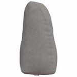 vidaXL Coussin de Dos Taupe 80 x 24 x 50 cm tissu