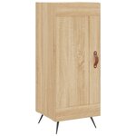 vidaXL Buffet haut Chêne sonoma 34 5x34x180 cm Bois d'ingénierie