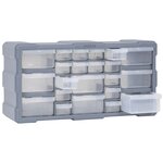 vidaXL Organisateur multi-tiroirs avec 22 tiroirs 49x16x25 5 cm