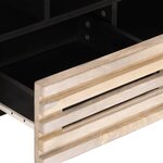 vidaXL Meuble TV 100x34x46 cm bois massif de manguier