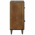 vidaXL Buffet Marron 60 x 33 5 x 75 cm Bois de mangue massif