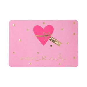 Carte de voeux - amour / amitié - pour toi du fond du coeur