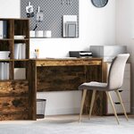 vidaXL Bureau Chêne fumé 100 x 50 x 76 cm Bois d'ingénierie