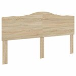 vidaXL Tête de lit Chêne Sonoma 200 cm Bois d'ingénierie