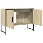 vidaXL Armoire lavabo de salle de bain chêne sonoma bois d'ingénierie