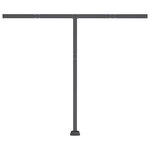 vidaXL Auvent automatique sur pied 300x250 cm Crème