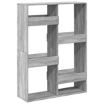 vidaXL Bibliothèque sonoma gris 100x33x135 cm bois d'ingénierie