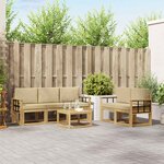 vidaXL Ensemble de canapés d'extérieur 6 pc