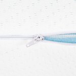 vidaXL Coussin de sommeil Uni Blanc 74 x 39 x 13 cm