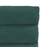 vidaXL Chaises à manger lot de 2 Vert foncé Velours