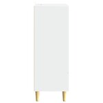 vidaXL Buffet Blanc brillant 66 x 34 5 x 95 cm Bois d'ingénierie