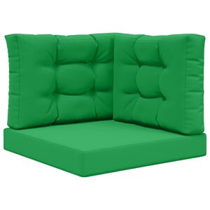 vidaXL Coussin de canapé d'extérieur Polyester Vert 60 x 60 cm