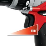 Perceuse sans fil einhell  te-cd 18 li avec 2 batteries rechargeables