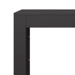 vidaXL Portant de bois de chauffage noir 100x40x60 cm acier
