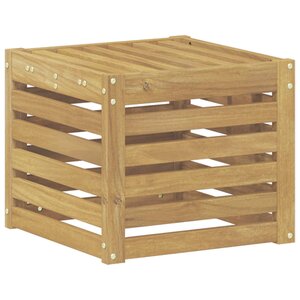 vidaXL Ensemble de canapés d'extérieur Blanc 35 x 38 x 37 cm