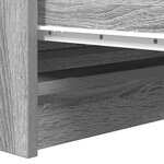 vidaXL Buffet sonoma gris 80x35x76 cm bois d'ingénierie