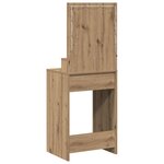 vidaXL Coiffeuse chêne artisanal 50 x 41 x 135 cm Bois d'ingénierie
