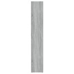 vidaXL Armoires à CD 2 Pièces Sonoma gris 21x16x93 5 cm Bois d'ingénierie