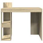 vidaXL Bureau chêne sonoma 103 5x56 5x94 cm bois d'ingénierie