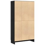 vidaXL Bibliothèque Chêne noir 82 5 x 30 5 x 150 cm Bois d'ingénierie