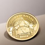 Pièce de monnaie en Or 1000 Togrog g 0.5 Millésime 2026 CHINGGIS KHAAN
