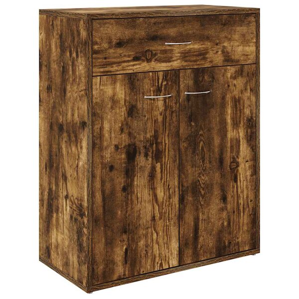 vidaXL Buffet Chêne fumé 60x30x75 cm Bois d'ingénierie
