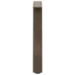vidaXL Pieds de table basse en forme de A  2 pièces  38 x (42-43) cm  acier