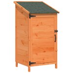 vidaXL Abri de jardin Marron 59 x 56 x 113 5 cm Bois d'ingénierie