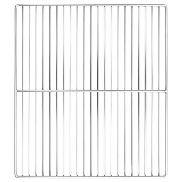 vidaXL Grille de barbecue Argenté 45 x 40 cm Acier inoxydable