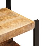 vidaXL Porte-vêtements 40x40x90 cm Bois Massif Rugueux Mango